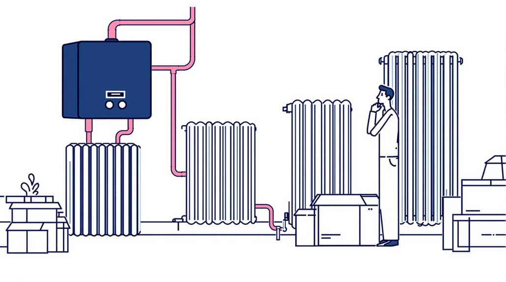 access to all radiators