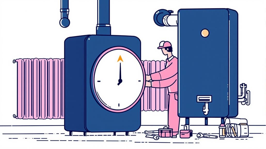boiler installation duration estimate